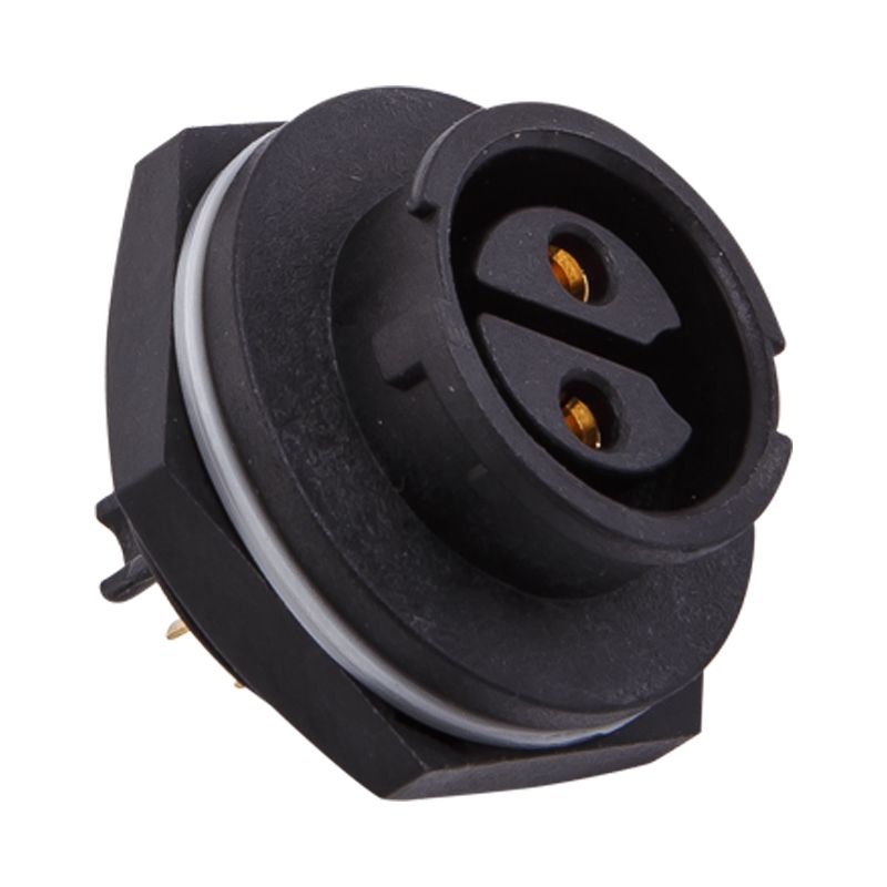 2Pin Black Waterproof IP68 Connector LED